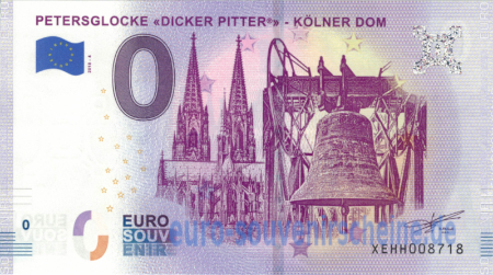 XEHH-2019-4 PETERSGLOCKE «DICKER PITTER®» - KÖLNER DOM 